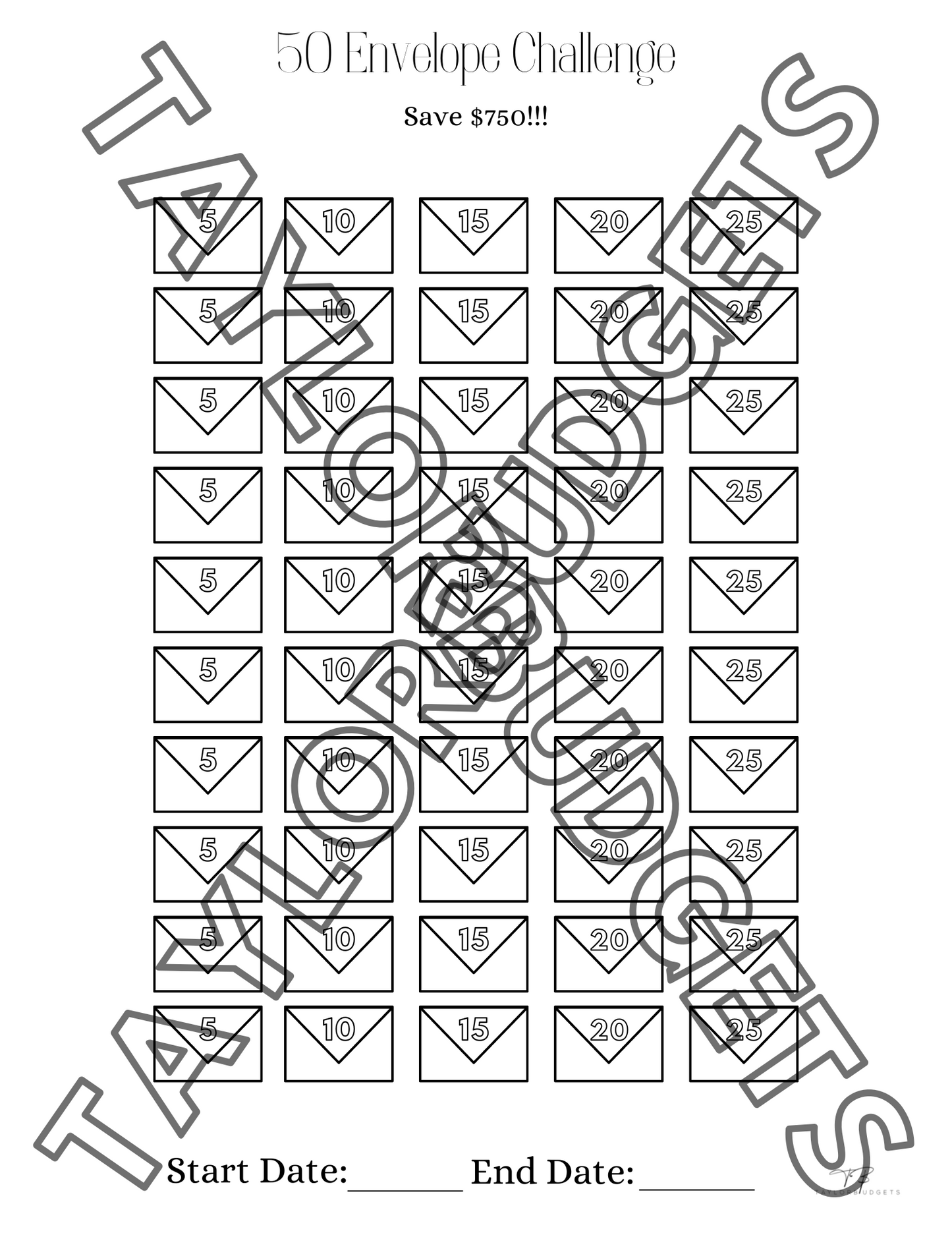 Individual Savings Challenges: Level 1